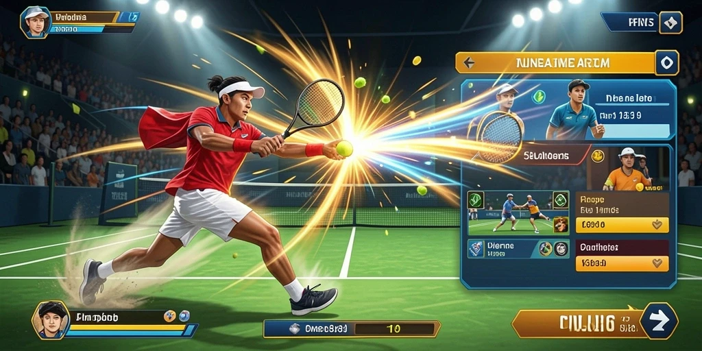 Tampilan awal game dengan karakter menarik.