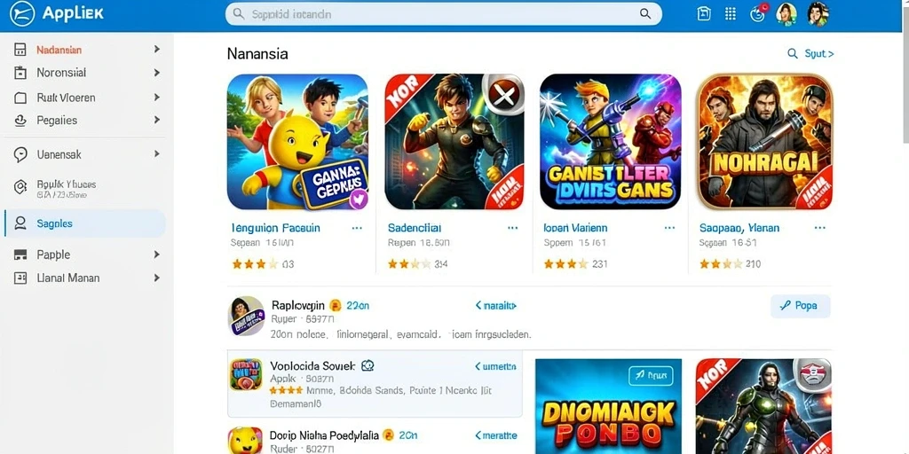 Tampilan antarmuka yang sederhana dan menarik.