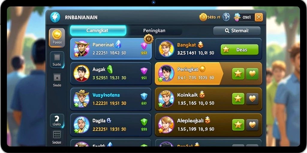 Tampilan utama 888R yang menarik dan intuitif.