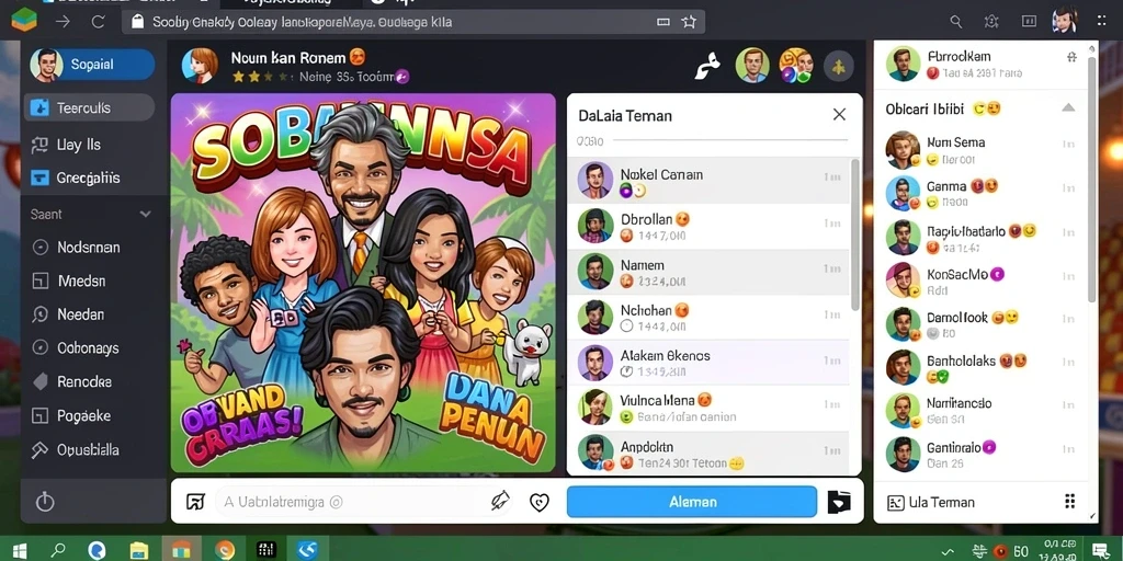 Tampilan awal yang memukau dan menarik.