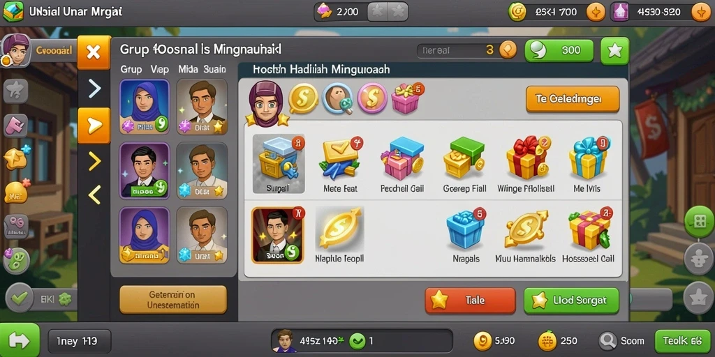 Tampilan antarmuka pengguna yang menarik dan intuitif.