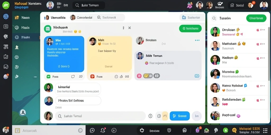 Tampilan awal yang menawan dengan karakter utama.