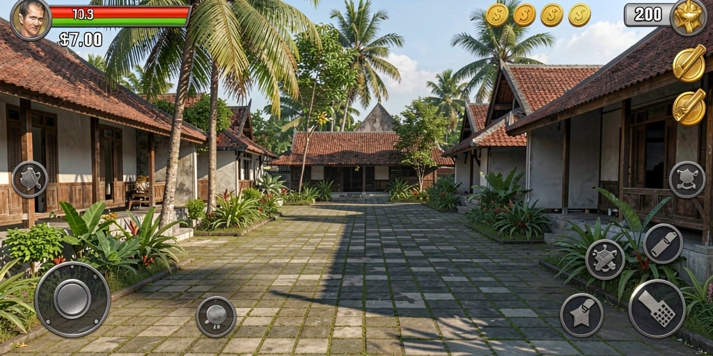 Tampilan permainan slot yang menarik dan colorful.