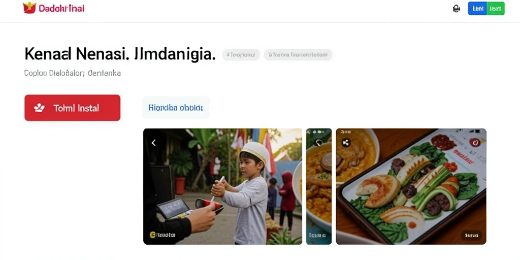 Tampilan awal JUJUR4D yang menarik dan mudah dinavigasi.