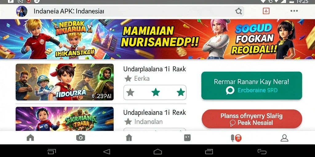 Tampilan awal aplikasi LANCAR138 yang menarik.