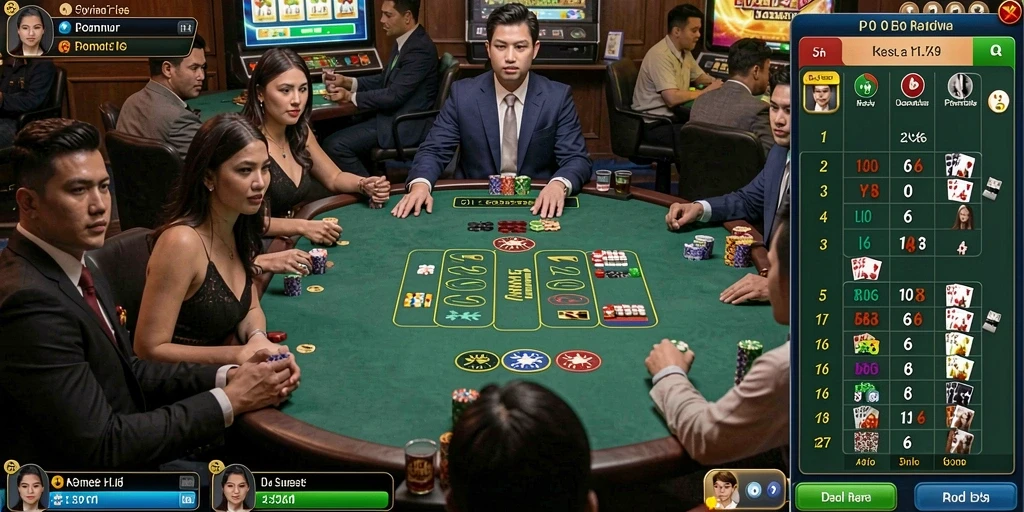 Tampilan grafis yang memukau dari LUCKYDF.