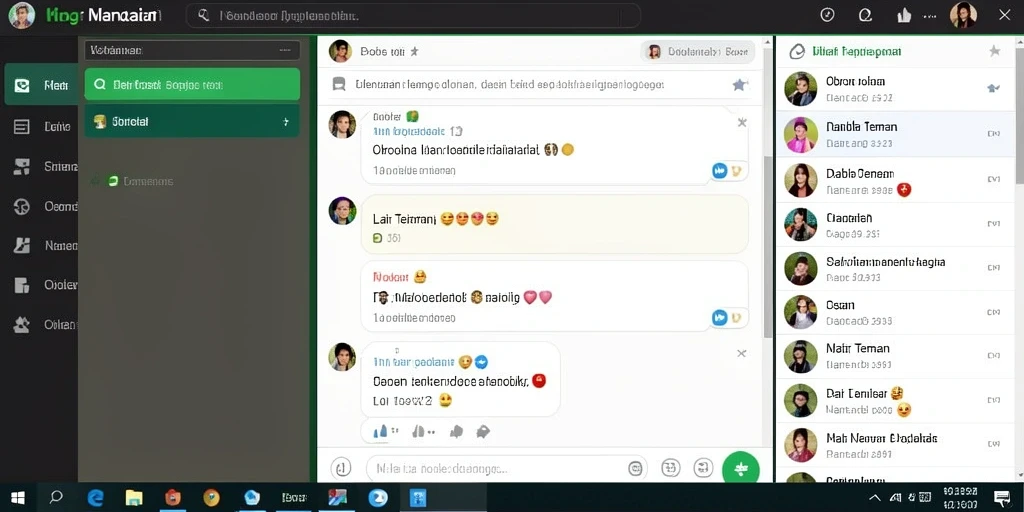 Tampilan antarmuka yang user-friendly.