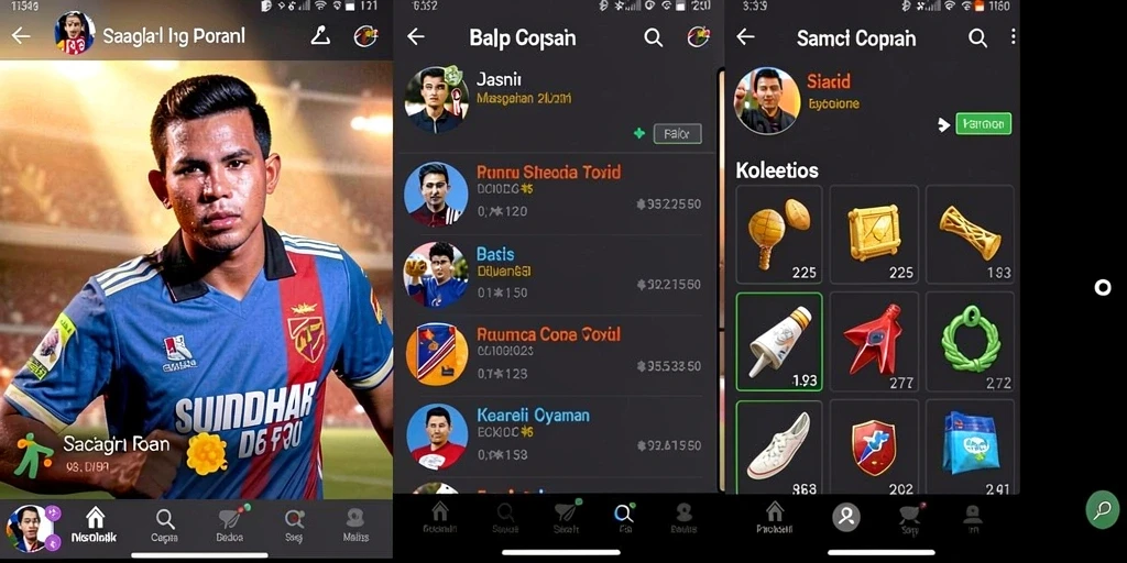 Screenshoot menampilkan antarmuka permainan yang menarik.