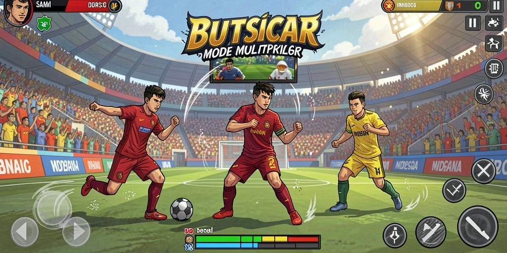 Tampilan awal game dengan karakter yang menarik.