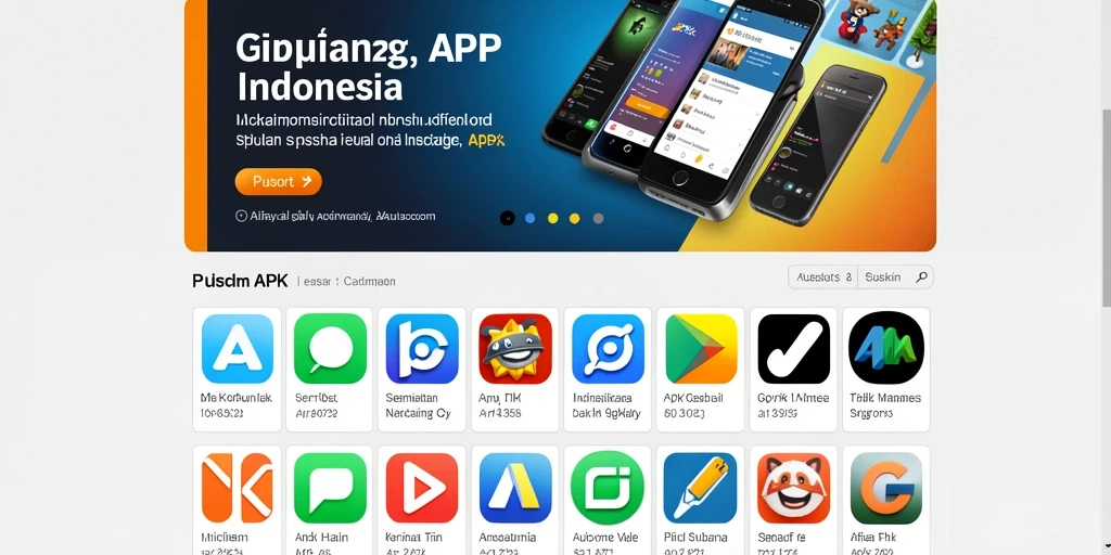 Tampilan awal yang menarik dan ramah pengguna.