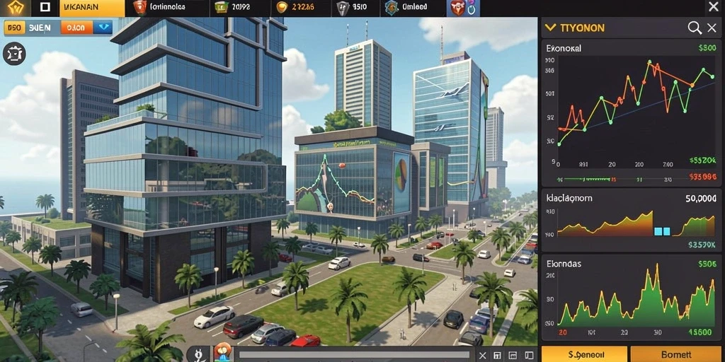 Tangkapan layar gameplay di alam yang indah.
