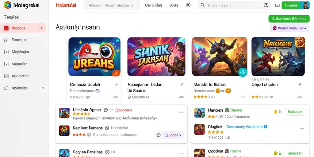 Tampilan antarmuka yang menarik.