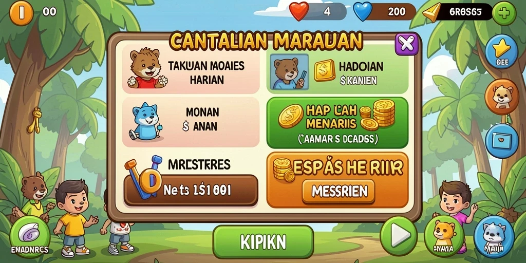 Tampilan antarmuka yang user-friendly.