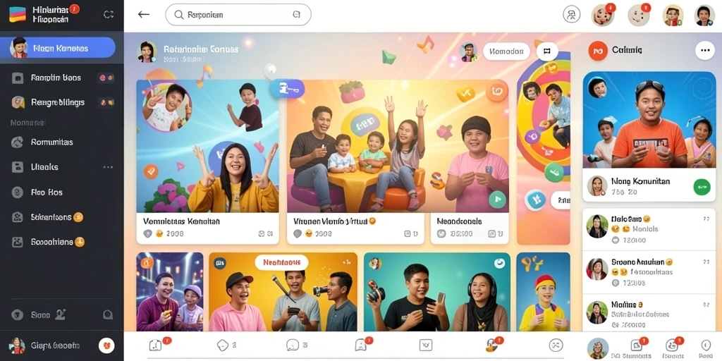 Tampilan antarmuka yang sederhana dan menarik.