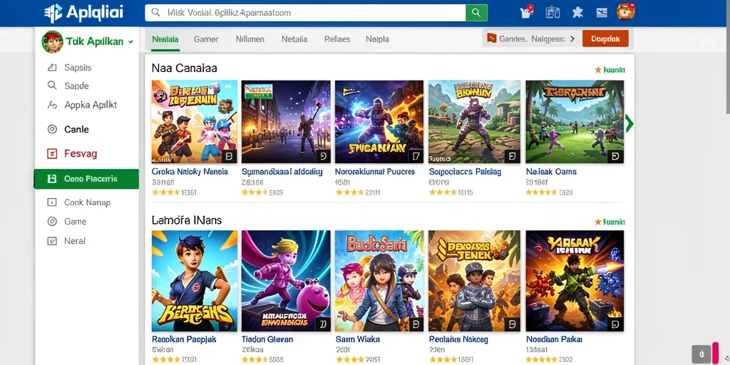 Tampilan awal game T6 yang menarik dan colorful.