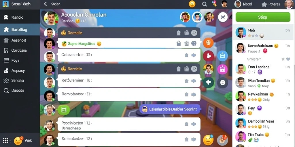Tangkapan layar pertempuran epik dengan karakter unik.