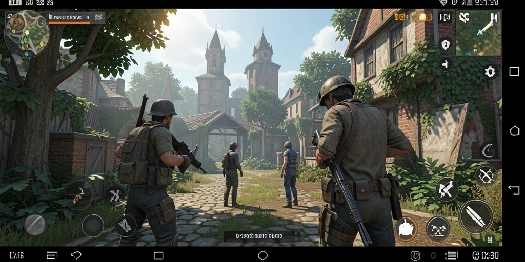 Screenshot pertama menunjukkan tampilan utama yang menarik dan intuitif.